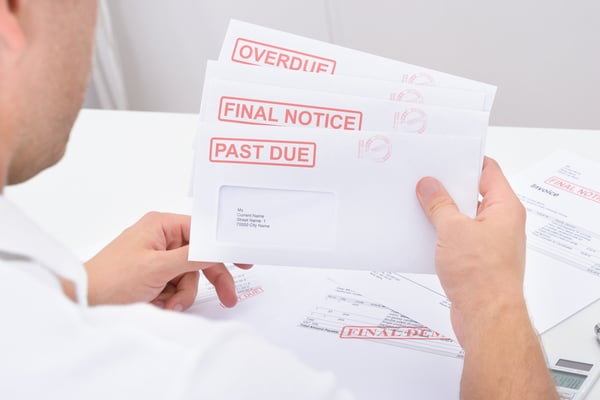 tenant reading past due letters 