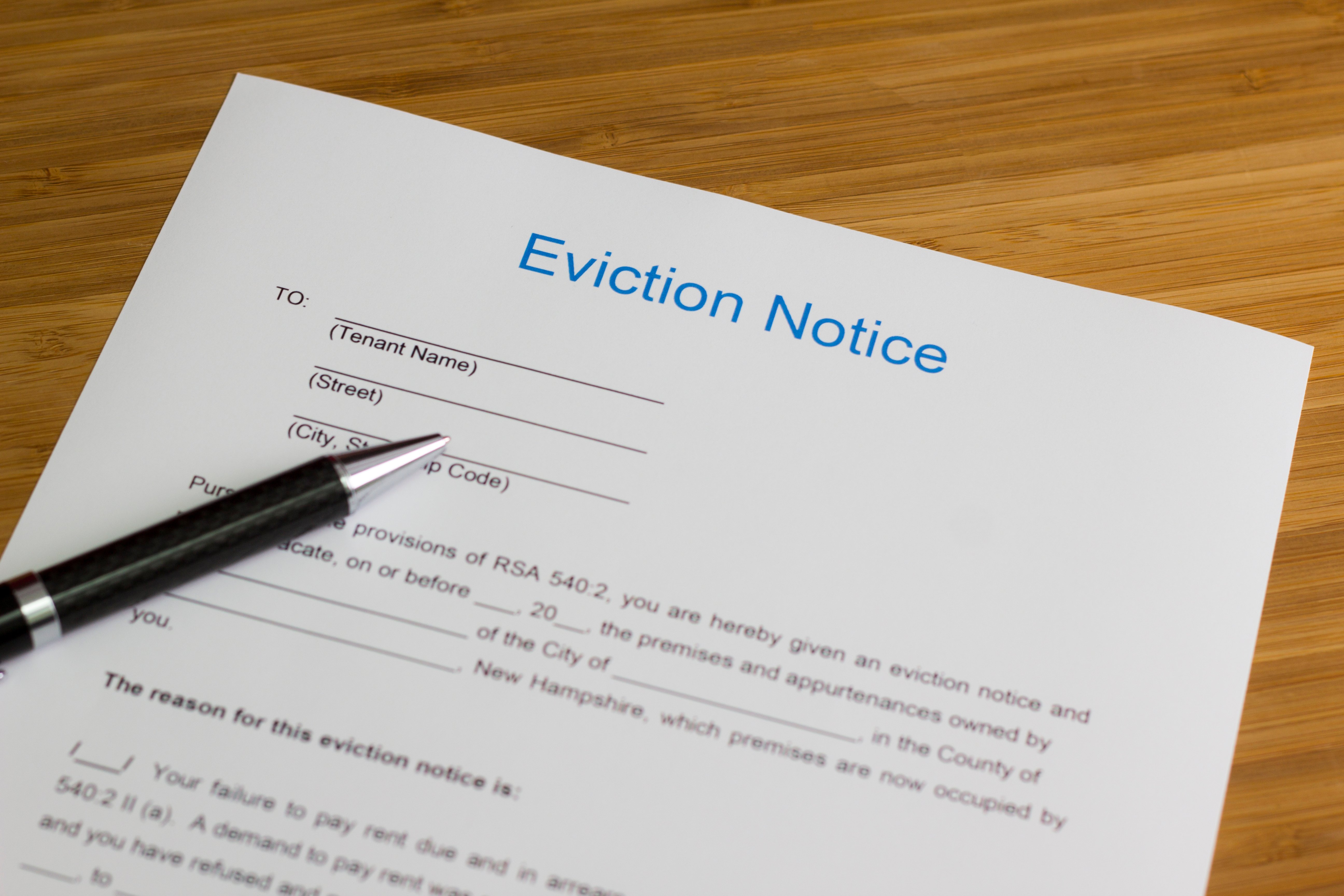 Eviction Notice Document