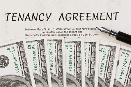 Tenancy Agreement with $100 bills