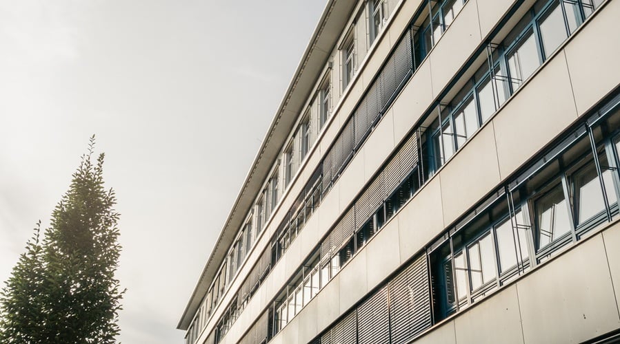 hospital Building With a Fir Tree 5