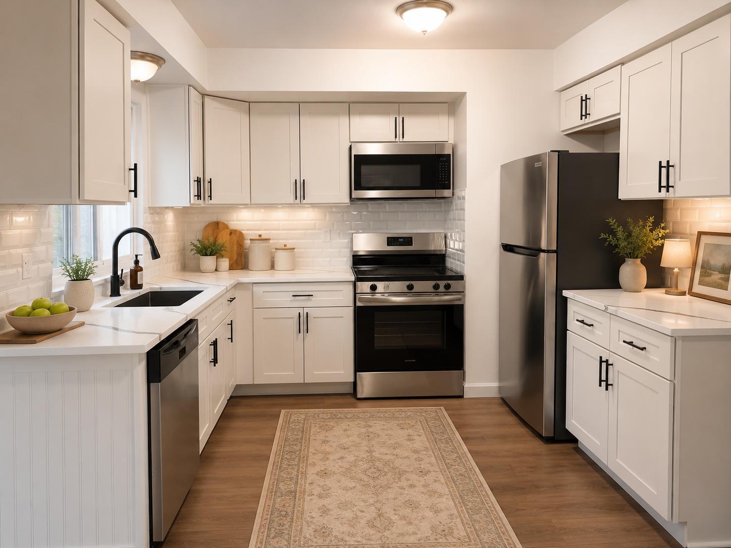 White kitchen