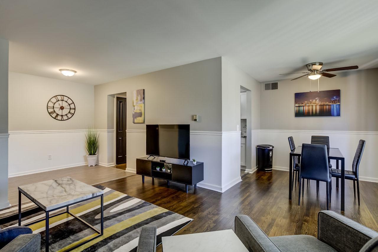 Living and dining area
