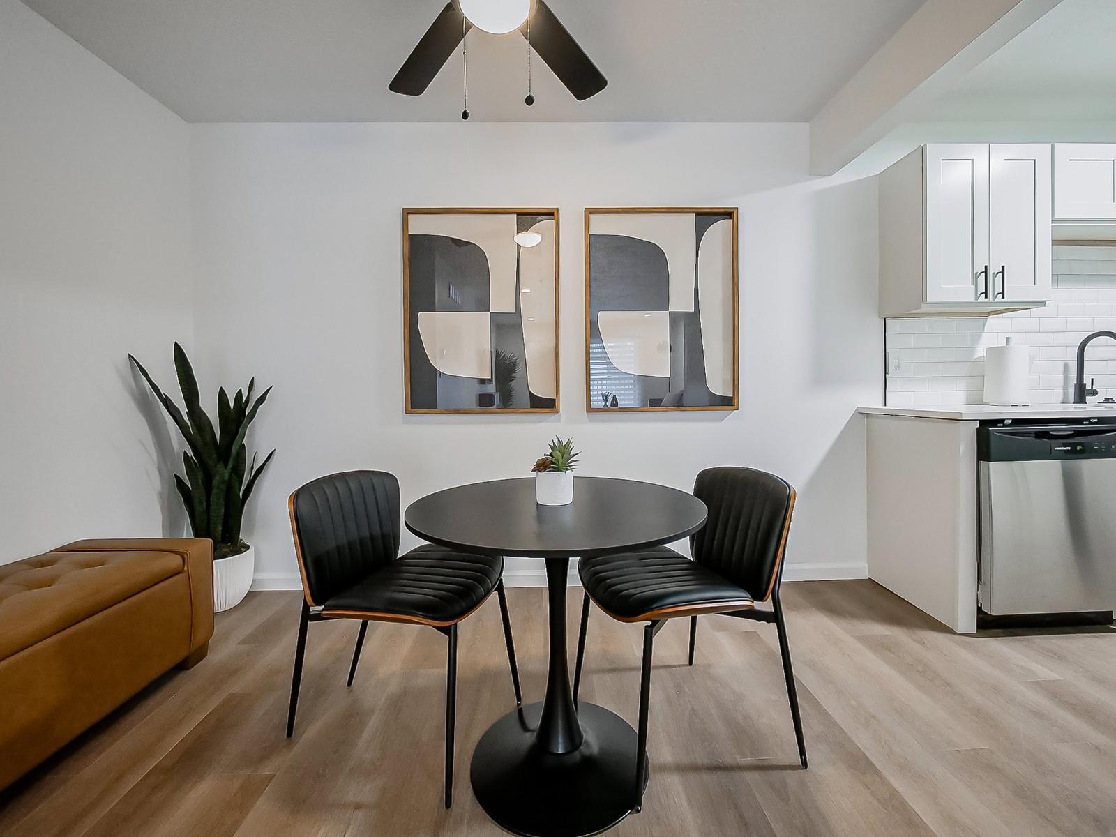 Dining area